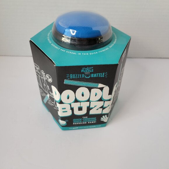 Professor Puzzle Doodle Buzz Drawing Game Buzzer Battle EUC Complete Game - Picture 1 of 6